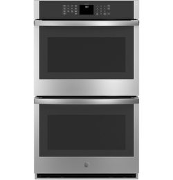 GE 30” Built-In Double Wall Oven with Scan-to-Cook Technology – Stainless Steel