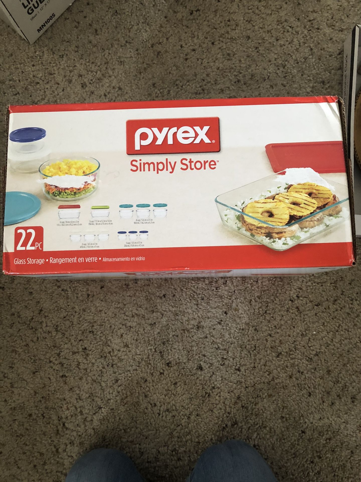 Pyrex containers (22 pc)