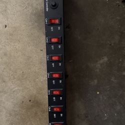 ODYSSEY LC-08 - 19" RACK MOUNT 8 CHANNEL POWER CONTROLLER - 1800 WATTS  120 Volts 15 A