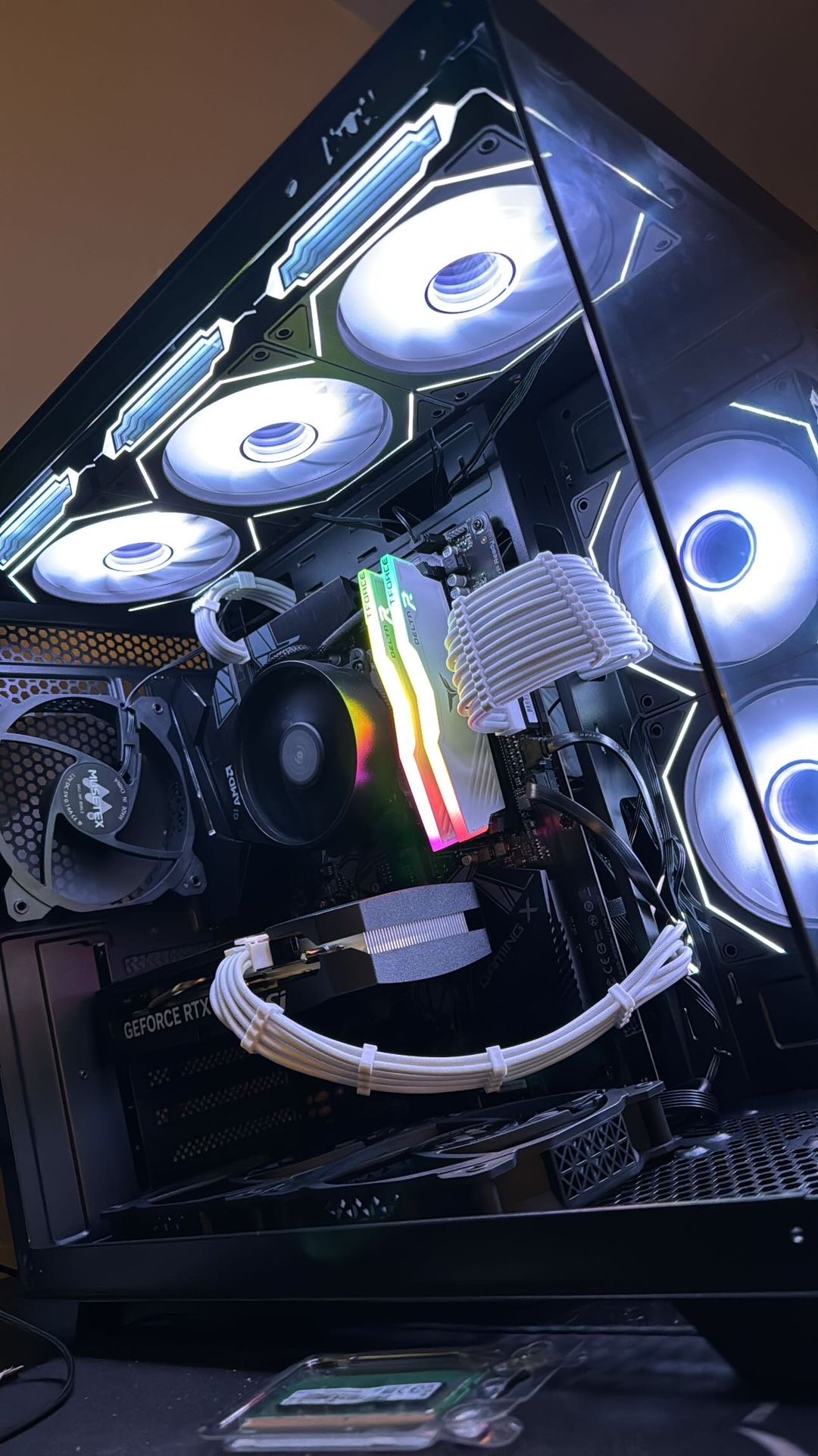 (Price negotiable) CustomGaming PC w/2 Minitors