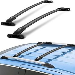 NEW Roof Rack Cross Bars 2016-2019 Explorer Aviation Aluminum Crossbars Matte Black Bike Luggage Rack Kayak Snowboard