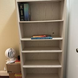 Whitewash Style Bookshelf
