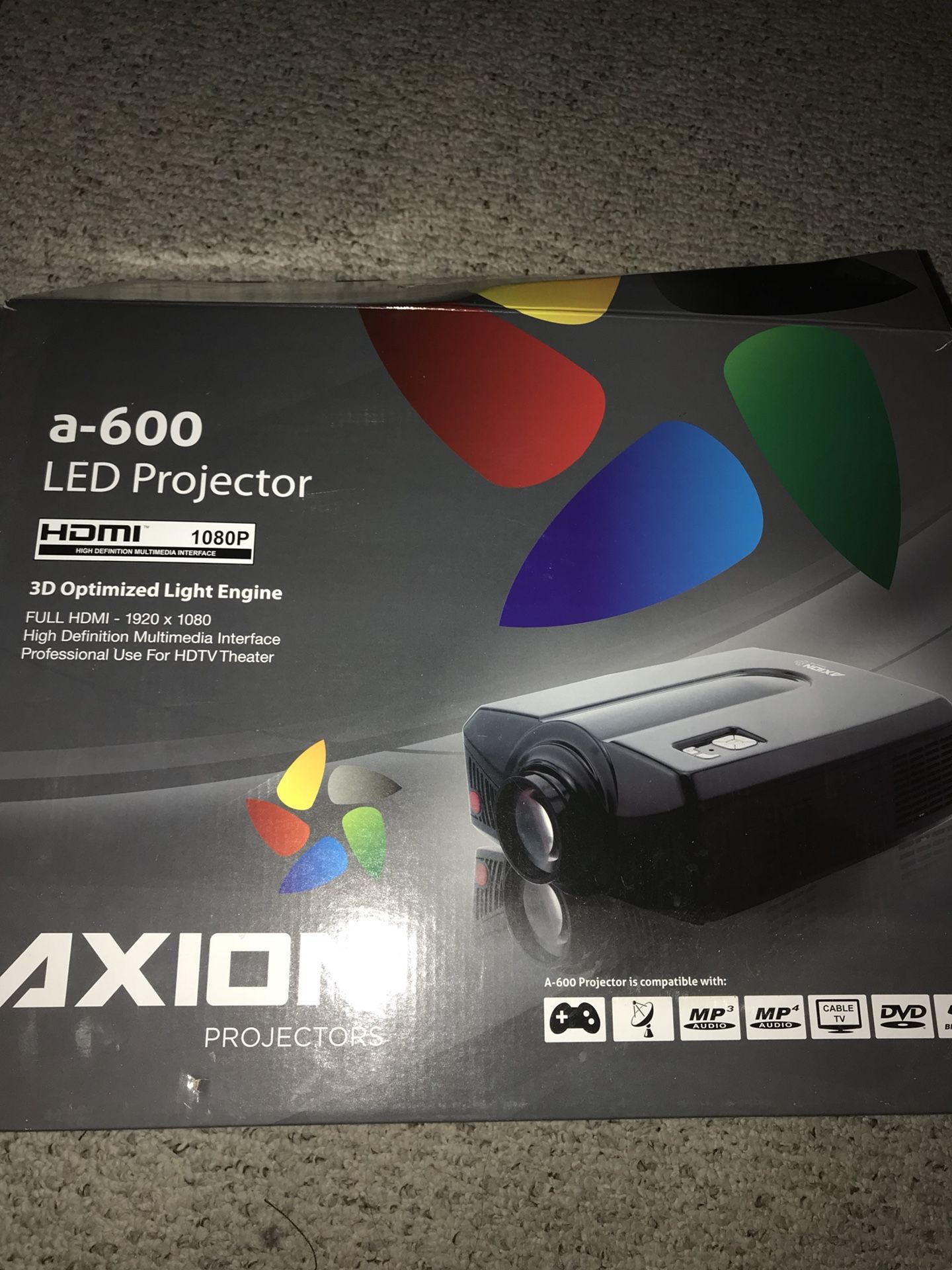 Axion l.e.d. Projector A600
