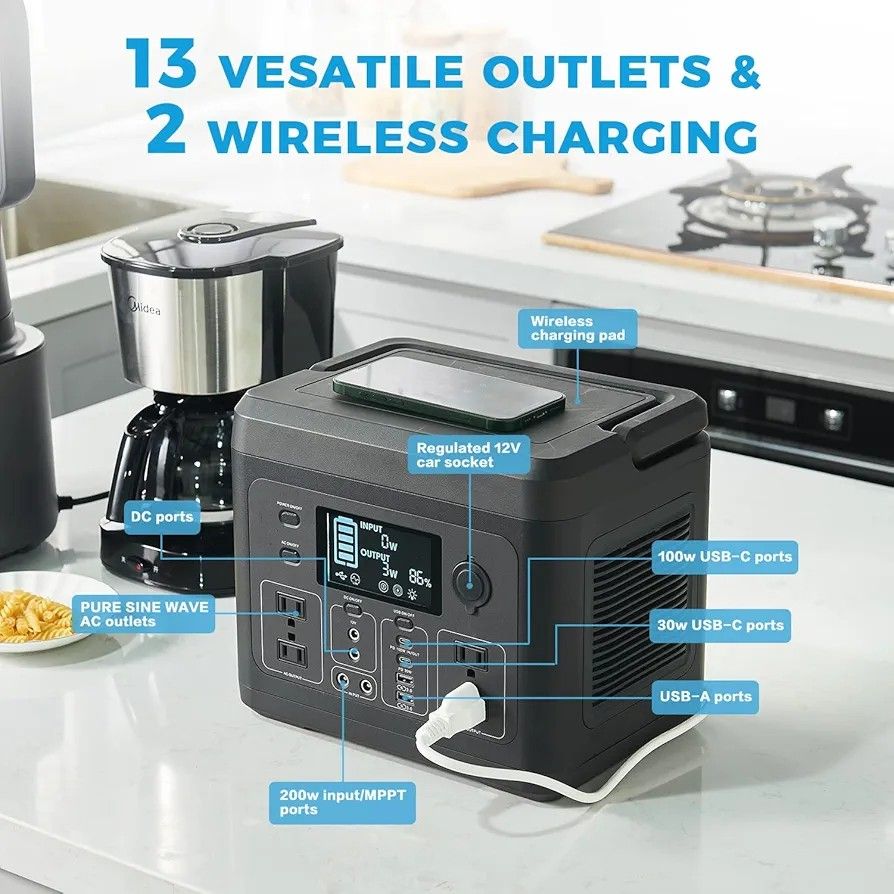 716 W Portable Battery