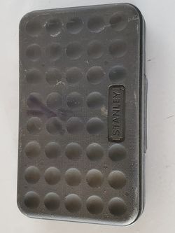 Stanley,complete 12piece set,all6sided 1/4"drive,in plastic case,NEW