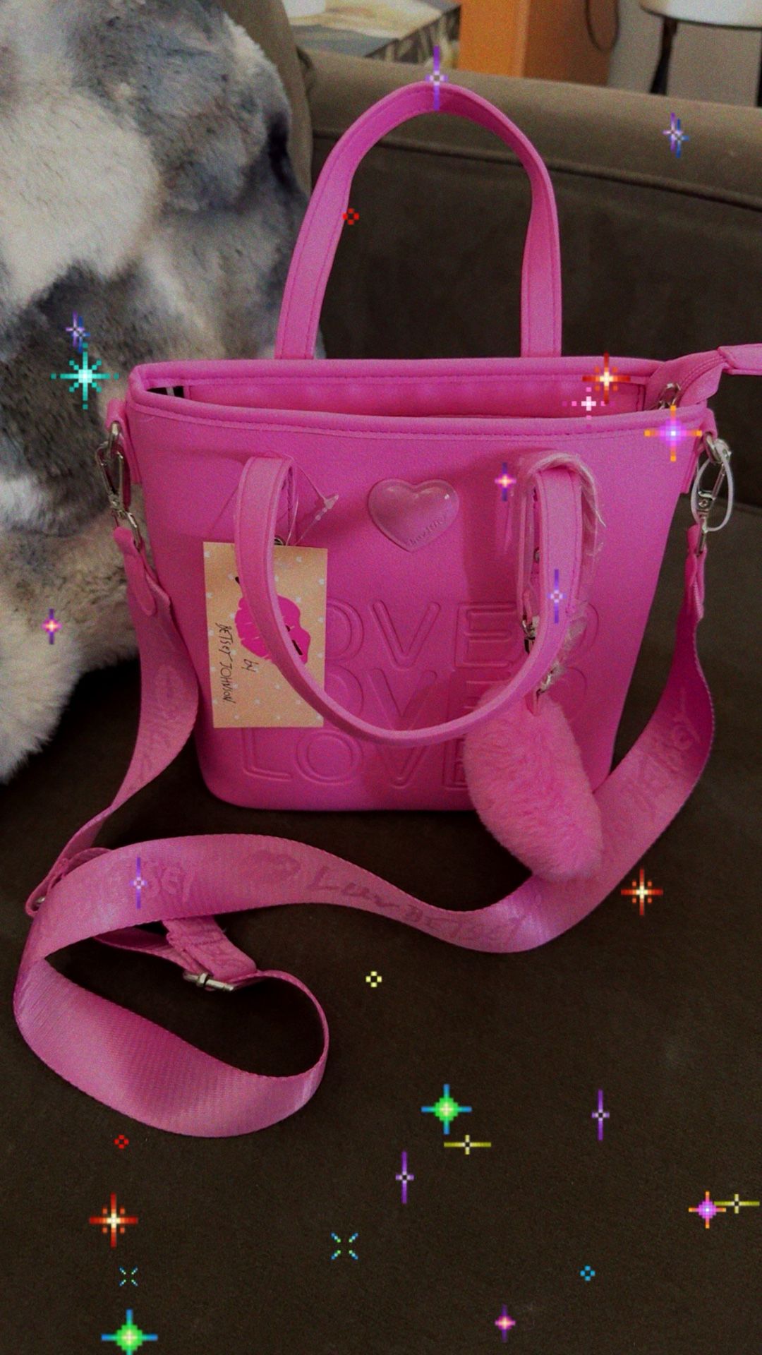 New Pink Betsey Johnson Purse $20