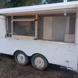 2. Wood  Pizza And  Food Trailer 