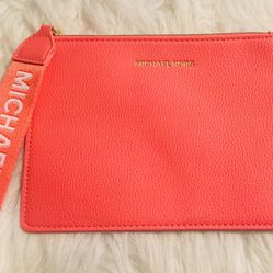 Michael Kors Pebbled Leather Wristlet