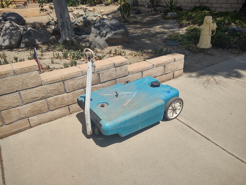 Black Water Cart For Recreational Vehicle