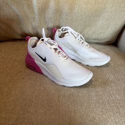 Women’s White And Pink Nike Air Sneakers