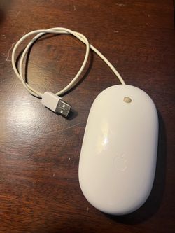 Genuine  Apple Mighty Mouse Wired USB White Model No# A1152