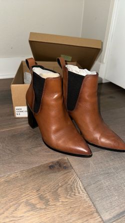 6.5 Steve Madden boots Knoxi Cognac Leather brown