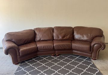 Leather Sectional