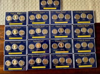 18 presidential proof sets