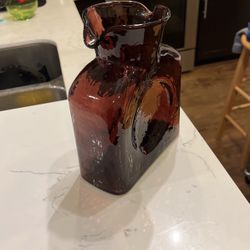 Hand blown Blinko Pitcher. 1953 WVA. 