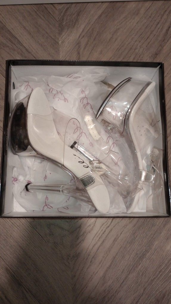 Clear Platform Heels
