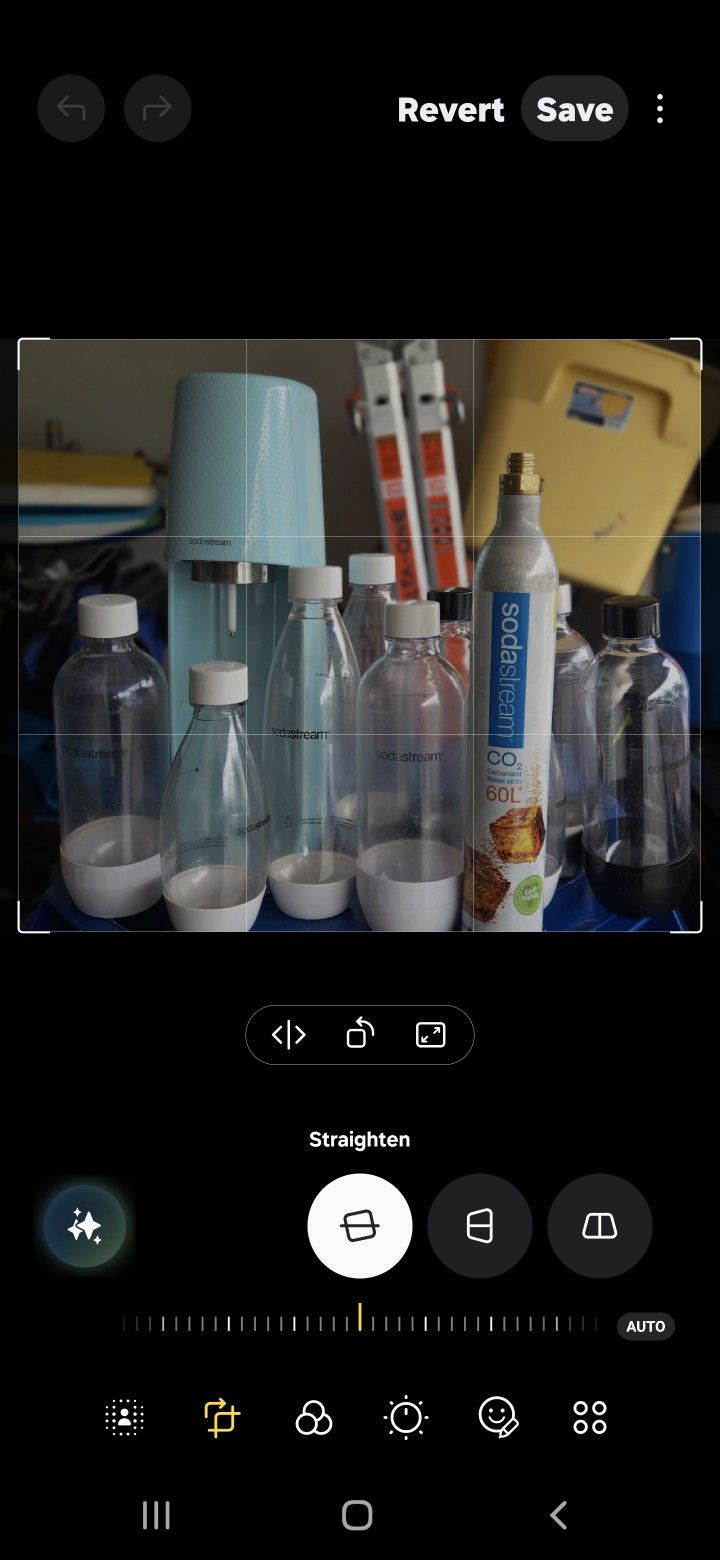 Soda Stream With Bottles And 2 Tank