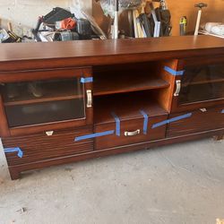 Wood TV Stand