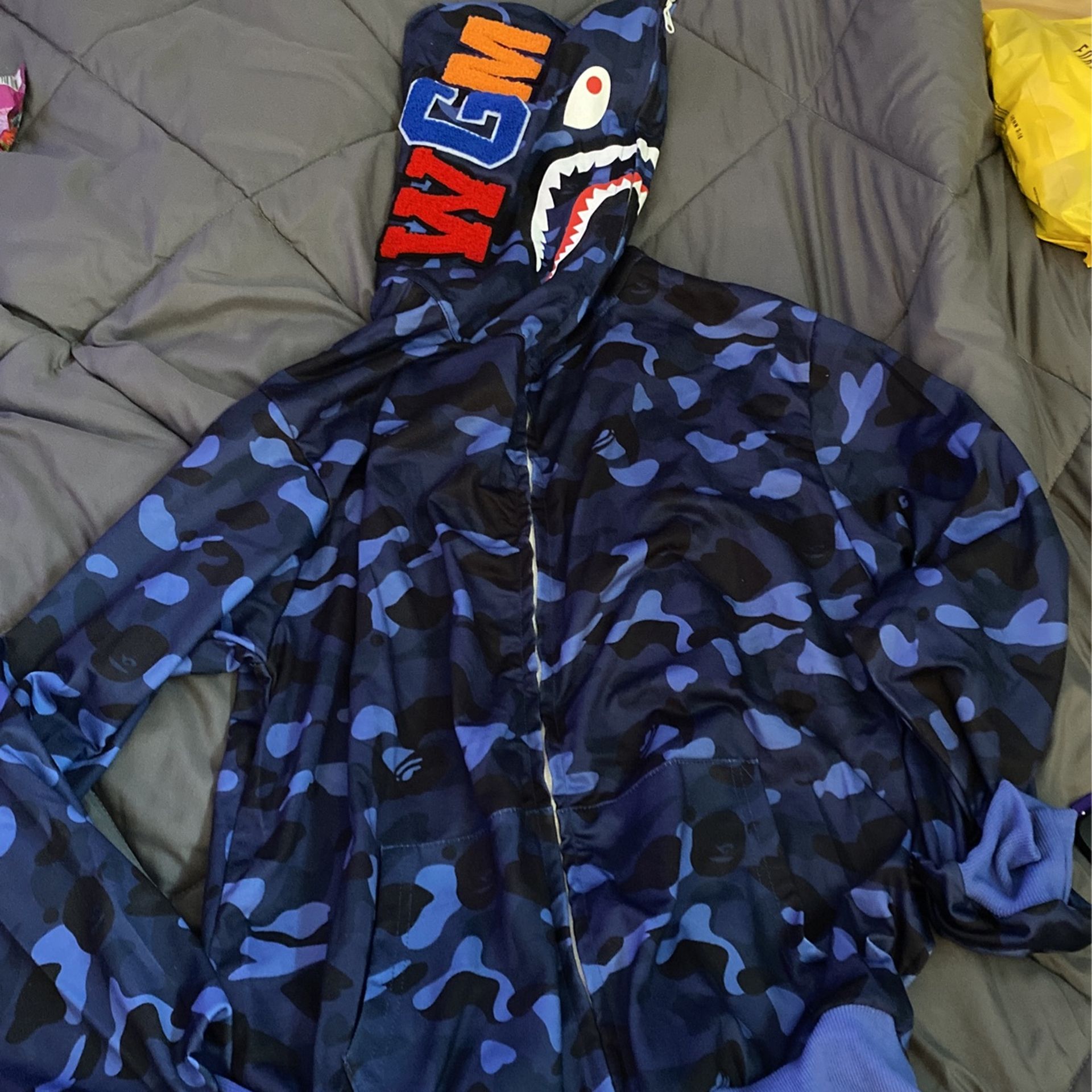 Bape Jacket , Blue & Medium