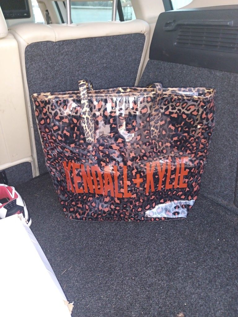 Kendall & Kylie Tote Bag Leopard Print