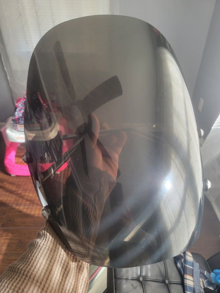 hon vtx 1300 front bug shield.