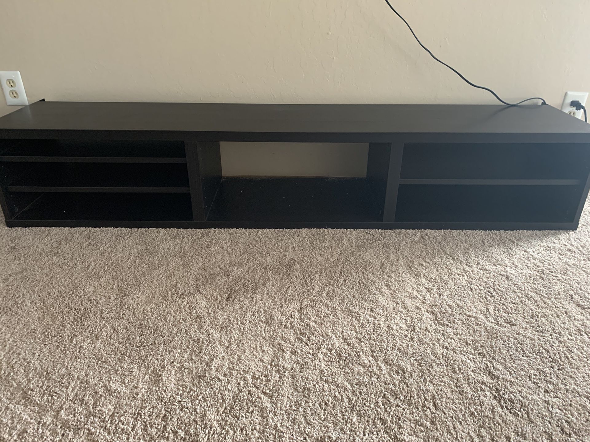 Black TV Stand - 71 inches x 15 inches