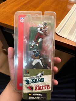 McFarlane Emmitt Smith (Cardinals) & Donovan McNabb (Eagles) 3" Figures 2 pack