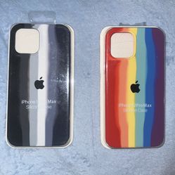 (2) NEW in Box - iPhone 12 Pro Max Silicon Case