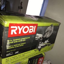 12in SLIDING COMPOUND MITER SAW WITH LED