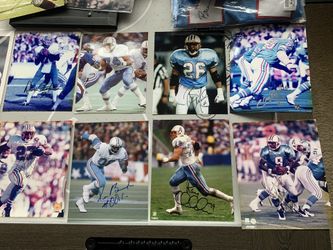 Houston Oilers 22 Photos 8x10 