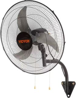 ❤️‍🔥 20 Inch Wall Mount Fan, Oscillating, 3-Speed, 4650 CFM $50