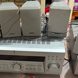 Sony FM/AM Receiver STR-k502 - Speaker + Subwoofer Complete Set - Surround Sound 