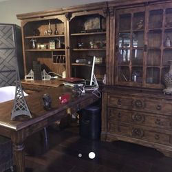 Solid Wood 4Pc Office Furniture..