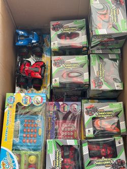 Mixed Toy Lot – 4WD Friction Stunt ATVs & More