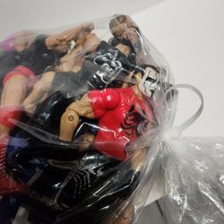 WWF, WWE Wrestlers Figures Lot 