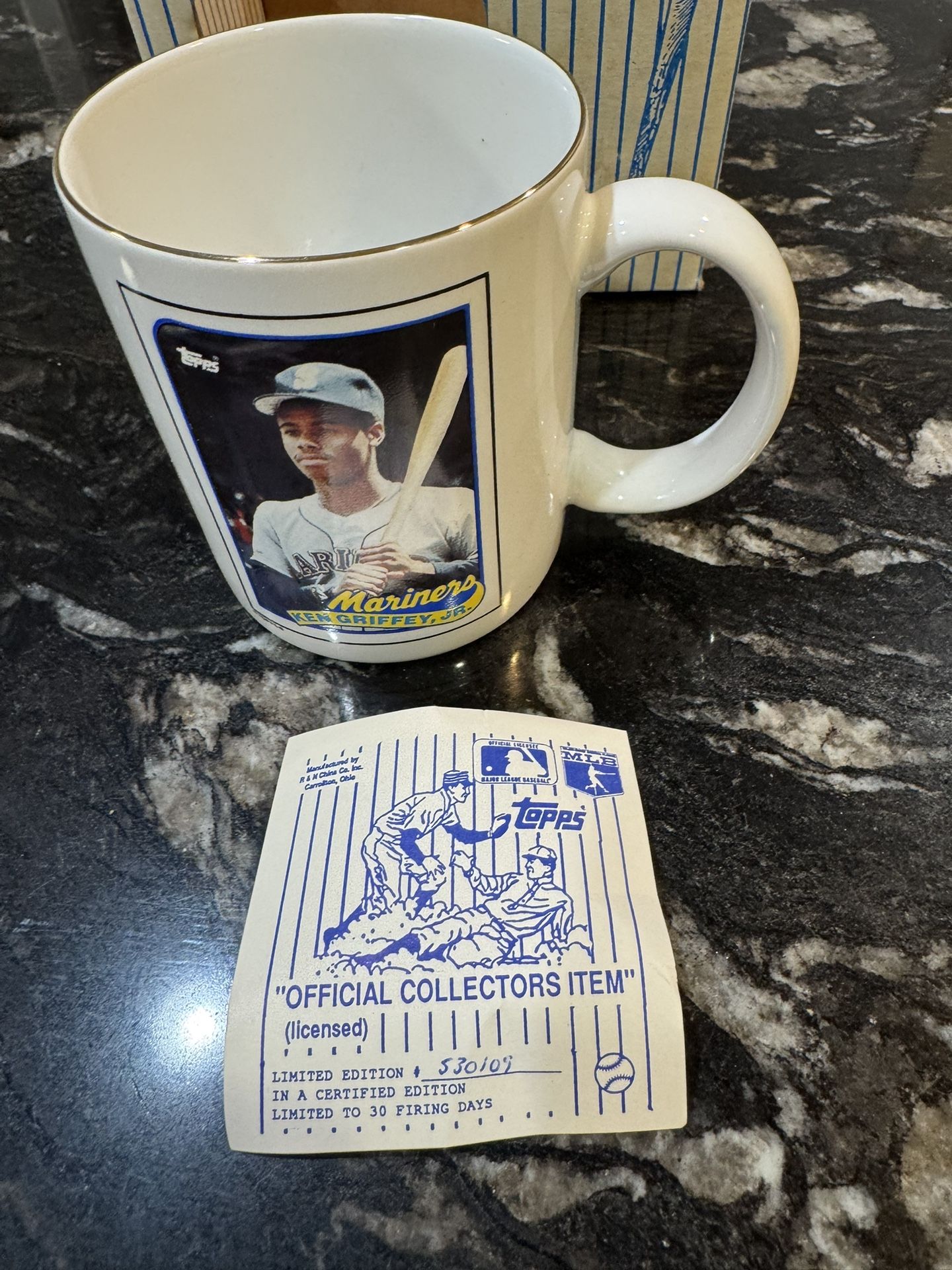 Topps Ken Griffey Jr. Seattle Mariners Ceramic Mug
