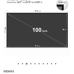 WeMax Projector Screen 