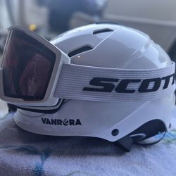 Ski Helmet and Goggles 