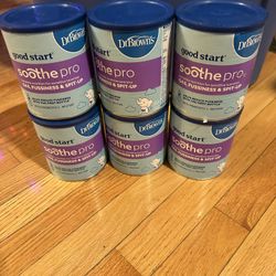 6 12 Ounce Cans Dr Browns Good Start SoothPro Baby Formula Infant Expire 7/26