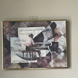 Troy Crisswell Artwork Man Playing Piano