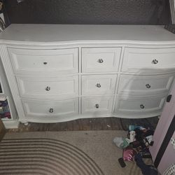 Nine Drawer Dresser As Is