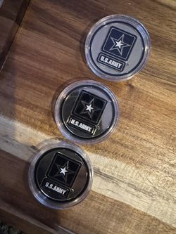 Commemorative Challenge Coin, ARMY, ‘Loyalty’ ‘Duty’ ‘Coat of Arms’, Q-3