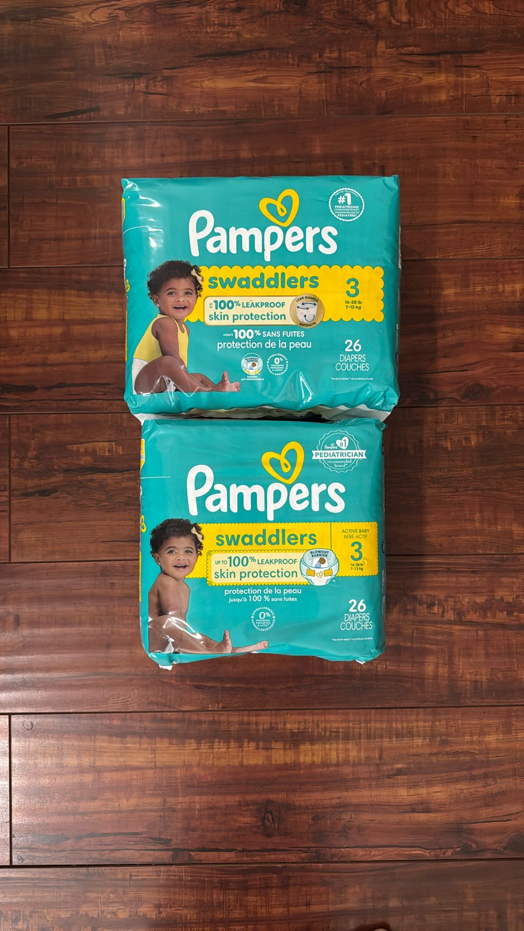PAMPERS Swaddlers Disposable Diapers: Size 3; 26 Count Each (2 For $16)