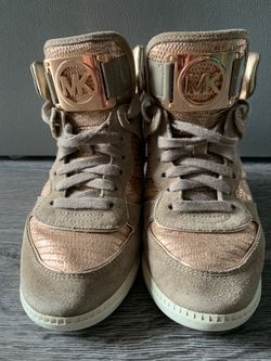 Used MK wedge sneakers