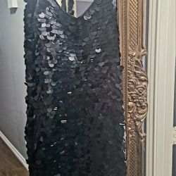 Vintage Retro 1980's party Dress made By HE-RO Black Tie. Super trendy Designer. Size 12. Very Heavy. High End Quality. Beautiful Condition. 