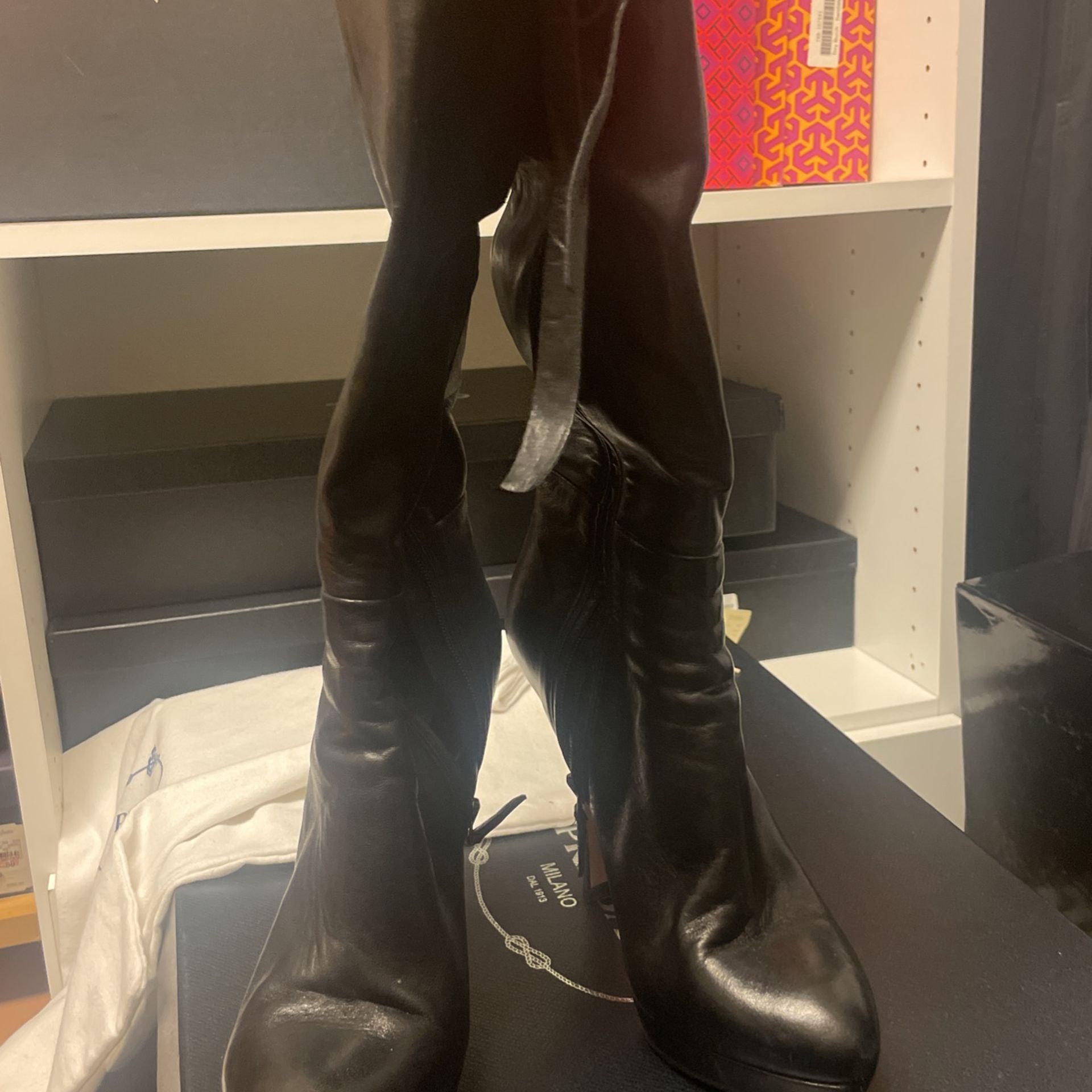 Prada Woman High Heel Boots