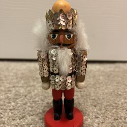 Vintage Mini Nutcracker, Ornament, 5.5”