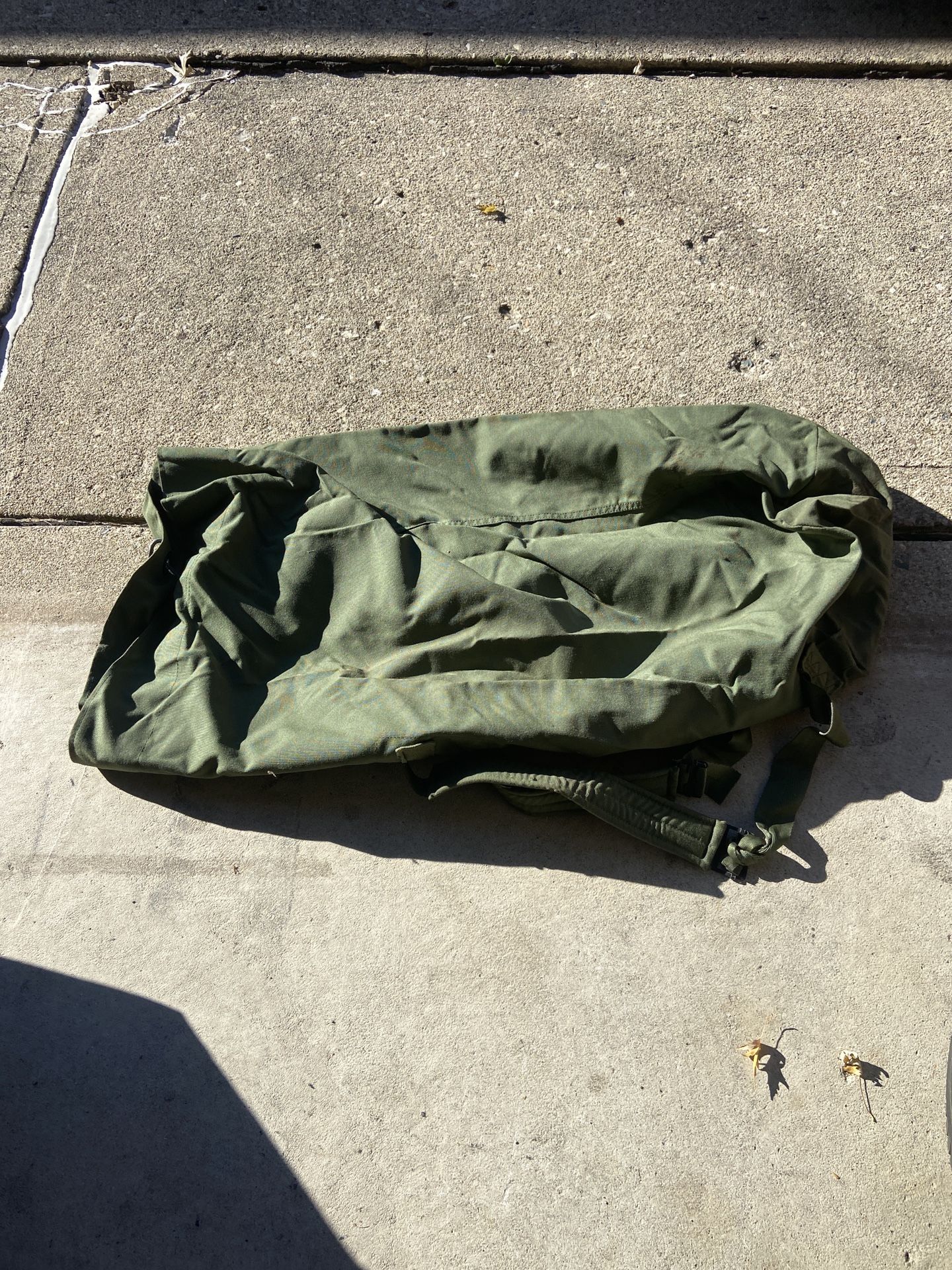 US army duffle bag
