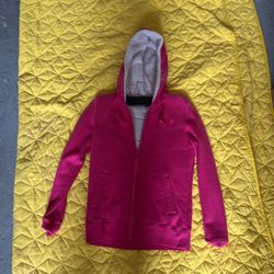 Pink Northface hoodie 