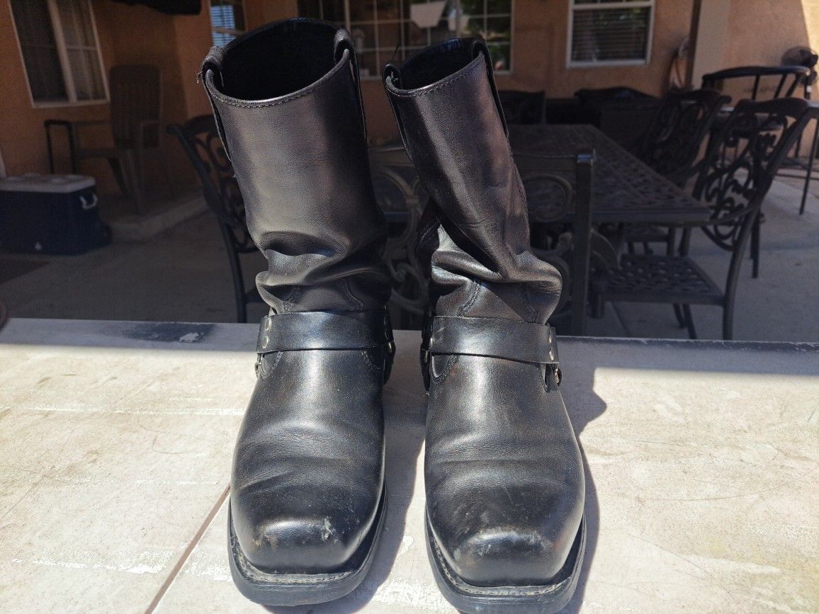 Work Boots Harley Davidson 9 1/2  & Accessories